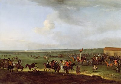 Die Rundstrecke in Newmarket, Vorbereitung auf den Königspreis von Peter Tillemans